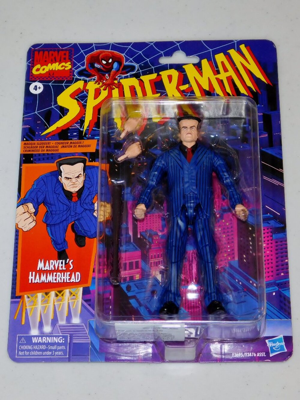 2022 Hasbro Marvel Legends Spider-Man Retro 6" Hammerhead Figure MOC Brand New